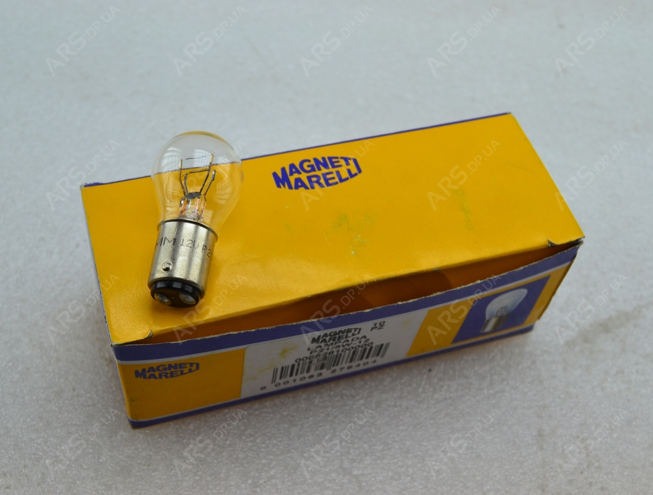 Автолампа P21 5W, 12V 21, 5W цоколь BAY15d - P215W12 Magneti Marelli ...